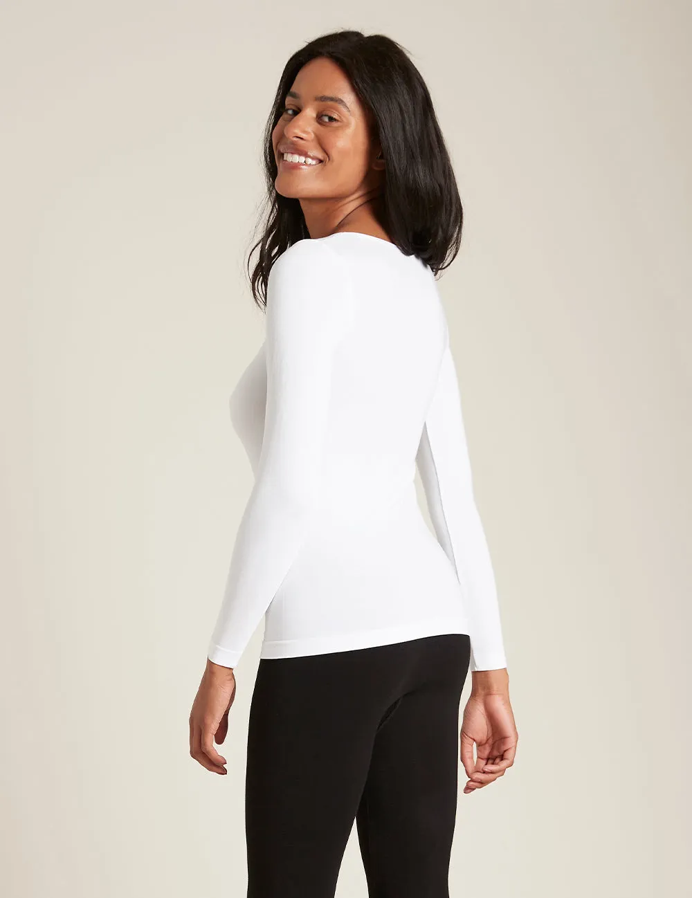 Long Sleeve Top - Hvid