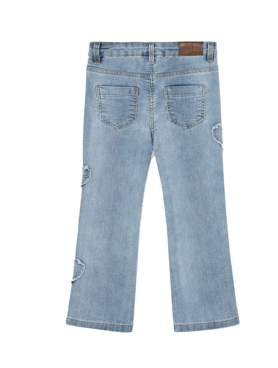 Losan Jeans With Heart Patches
