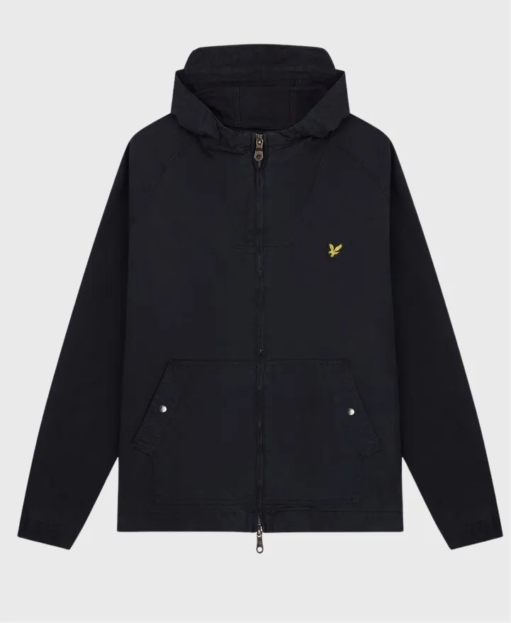 Lyle & Scott JK1805V Garment Dye Zip Jacket Dark Navy