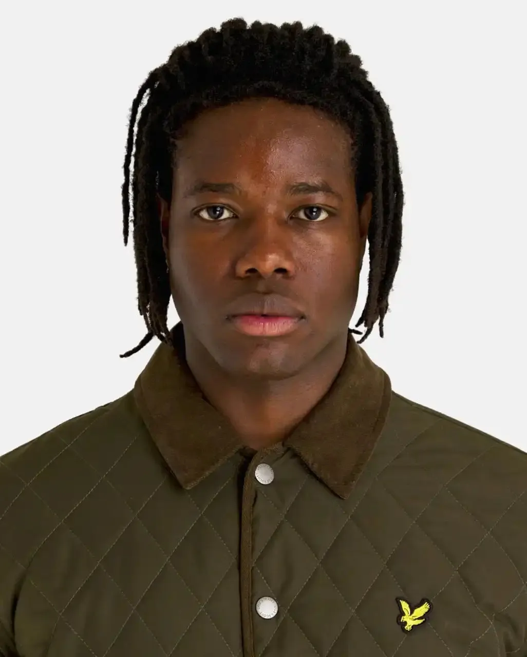 Lyle & Scott Mens Quilted Jacket JK1990V Olive