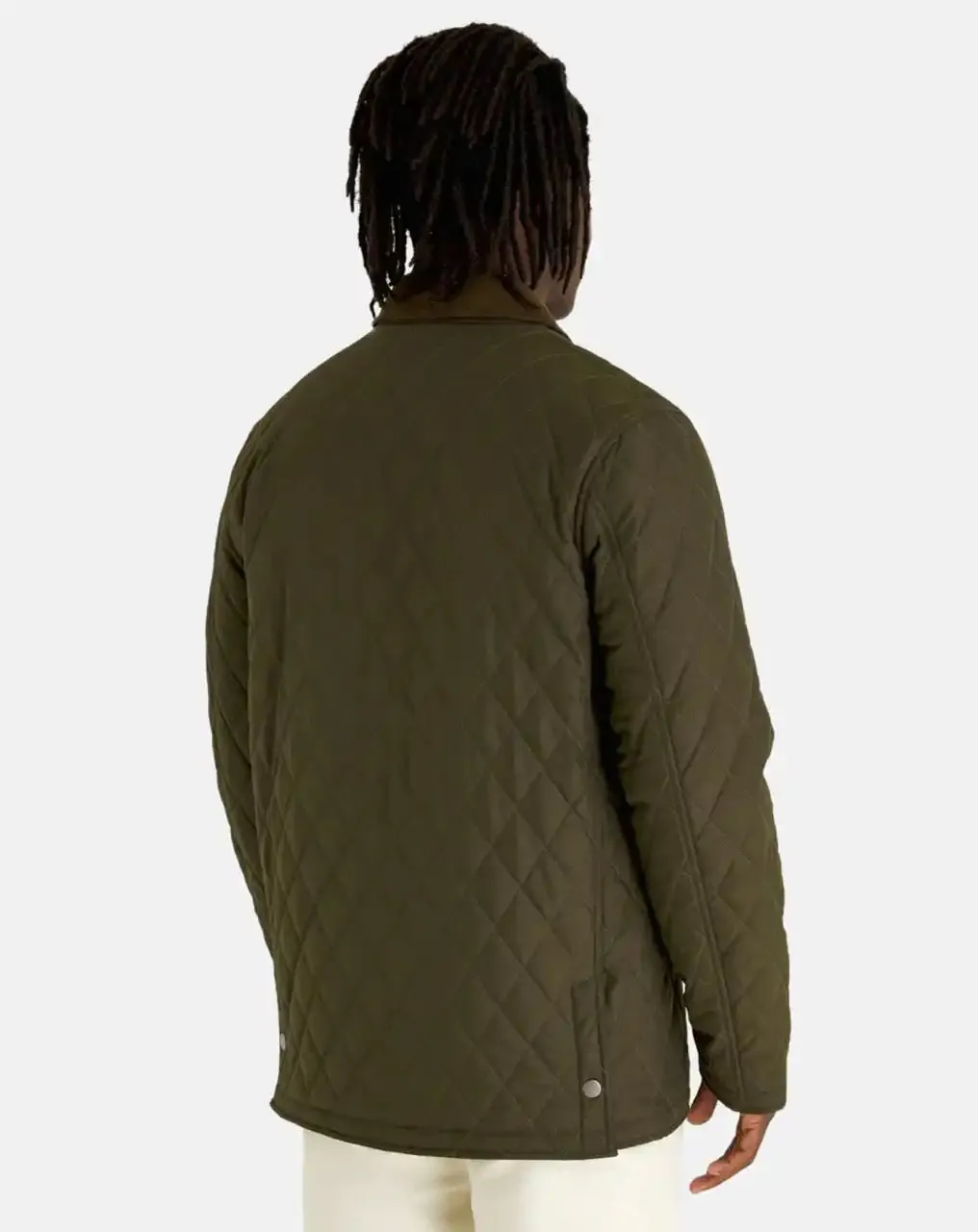 Lyle & Scott Mens Quilted Jacket JK1990V Olive