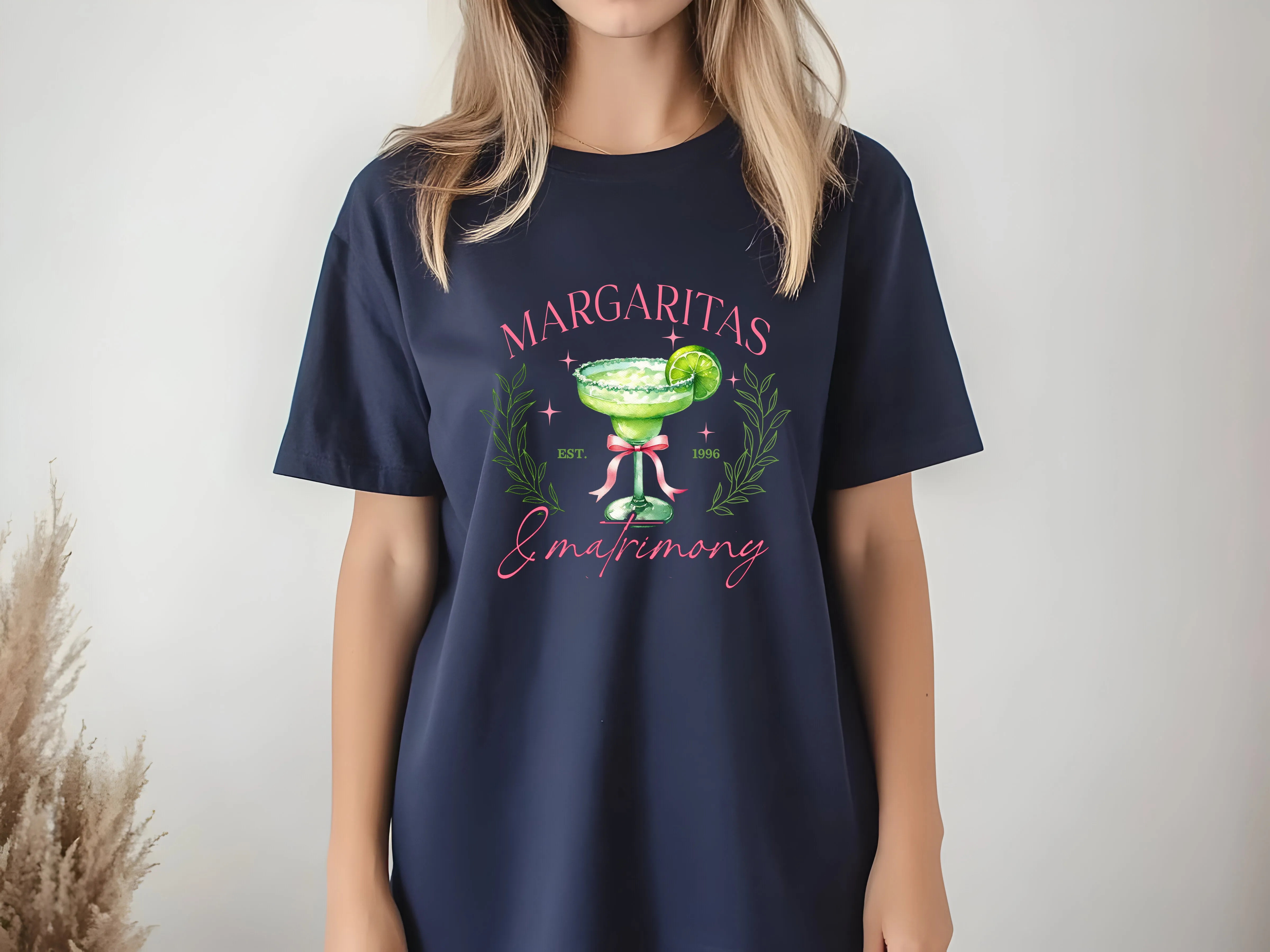 Margs and Matrimony Matching Hen Party Oversized TShirts - Bach Style Girls Weekend Abroad Tops