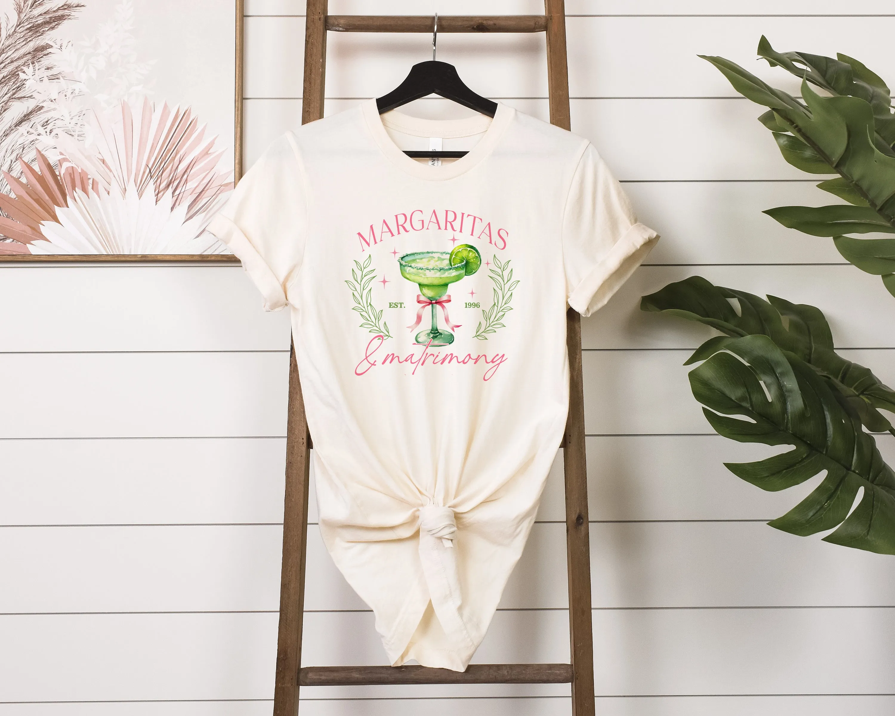 Margs and Matrimony Matching Hen Party Oversized TShirts - Bach Style Girls Weekend Abroad Tops