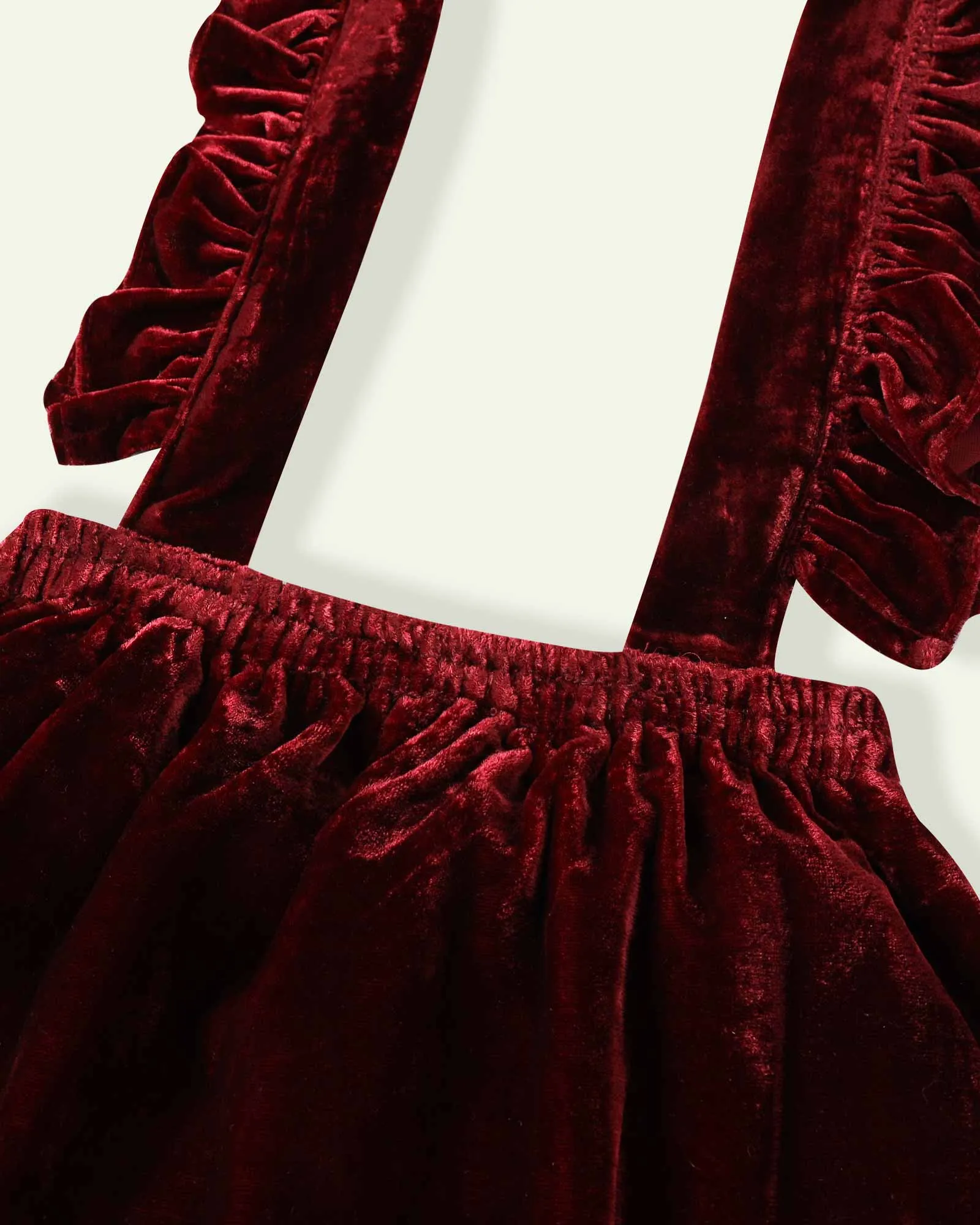 Maroon Pinafore Skirt