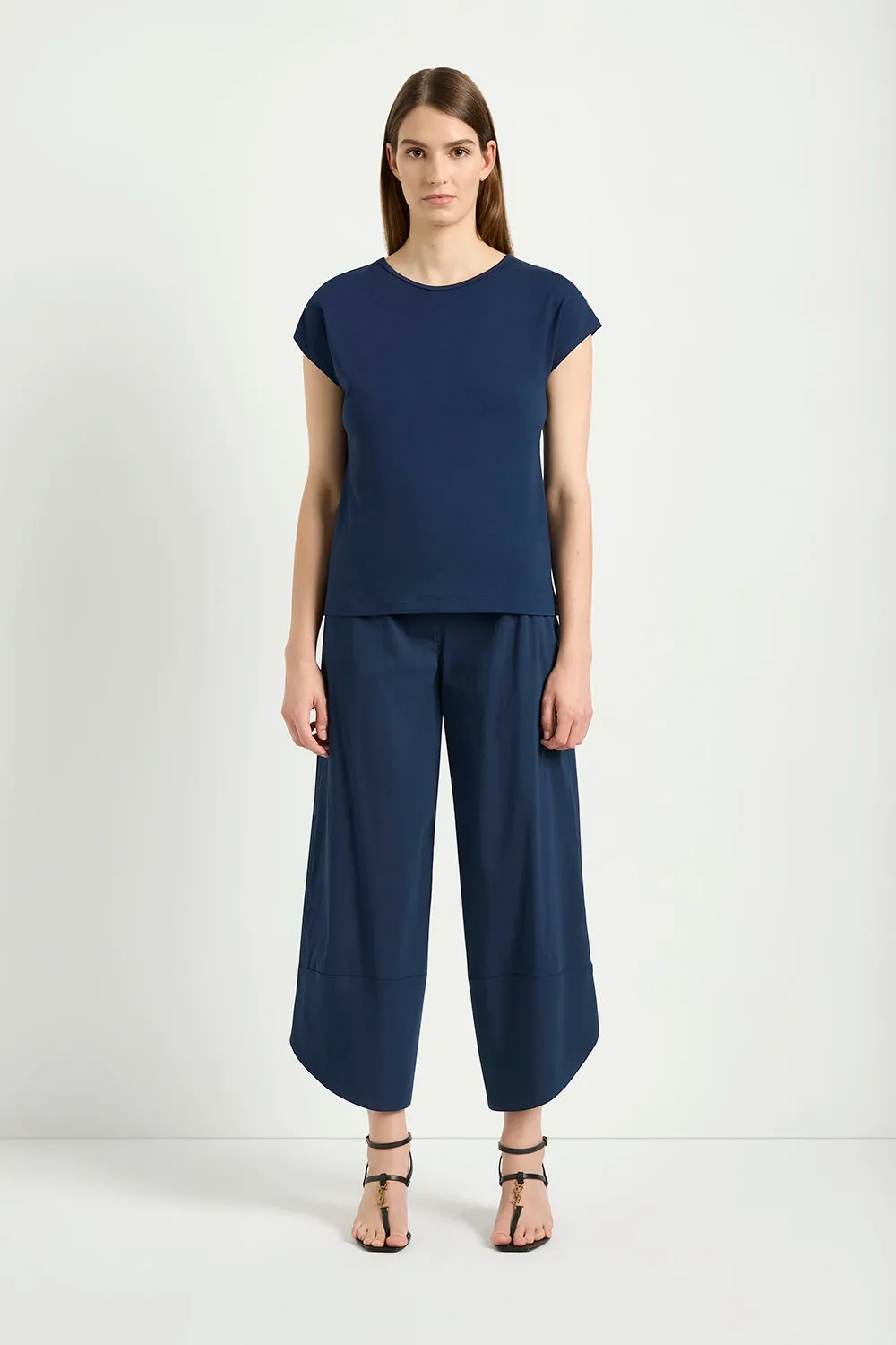 Mela Purdie Bevel Pant in Sapphire F65 1885