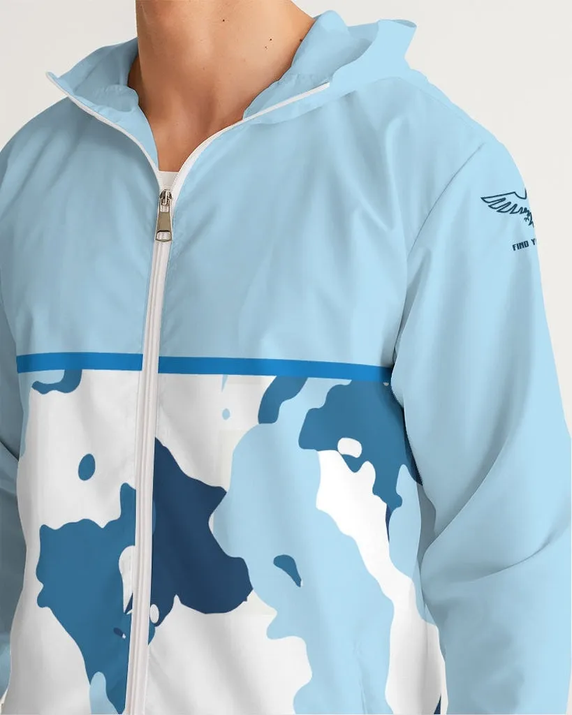 Men's FYC Lightweight Windbreaker Water Resistant Jacket