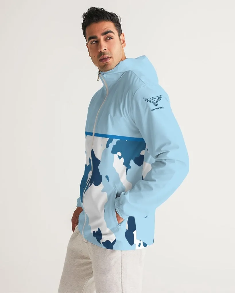 Men's FYC Lightweight Windbreaker Water Resistant Jacket