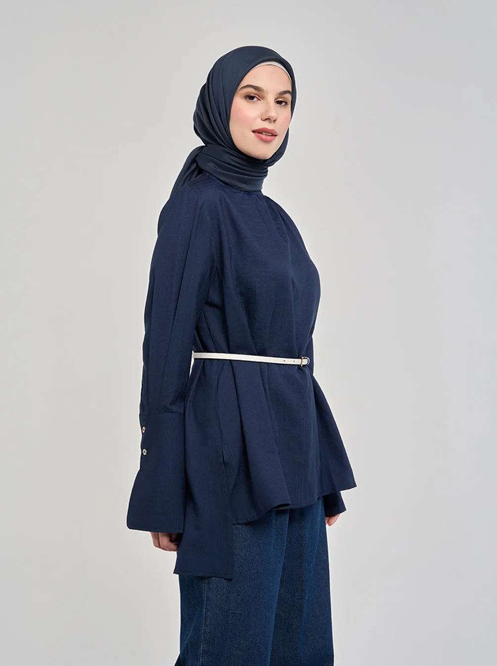 MEZURA REGULAR FIT TOP NAVY