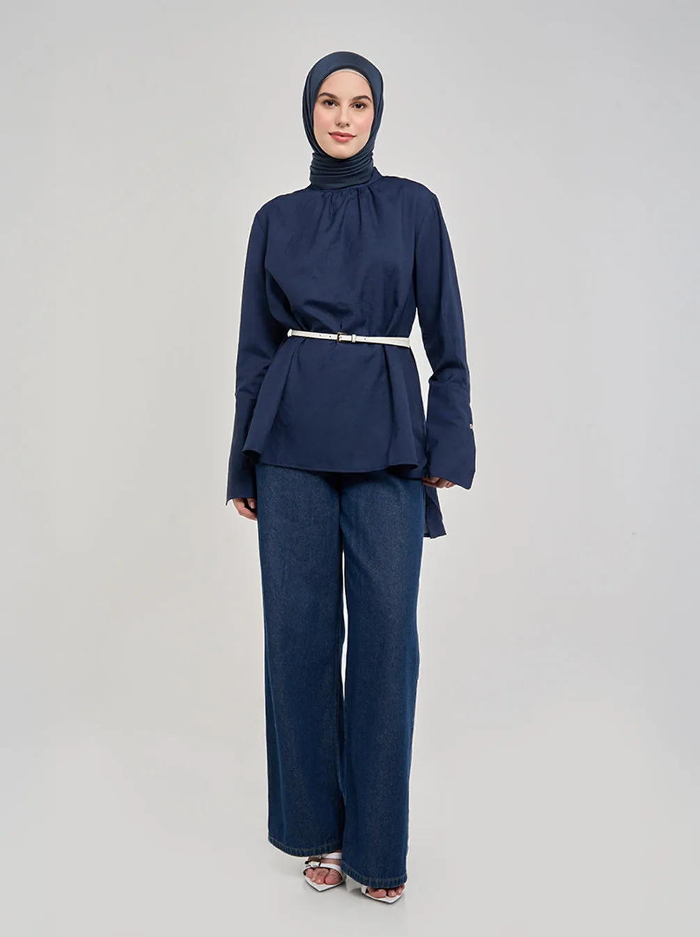 MEZURA REGULAR FIT TOP NAVY