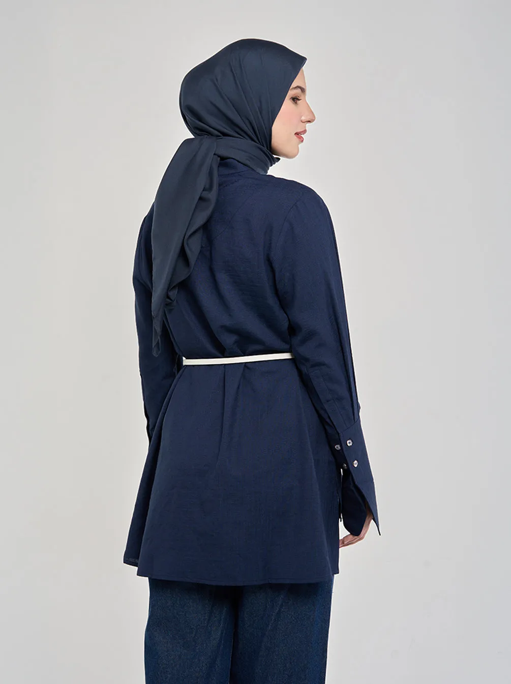 MEZURA REGULAR FIT TOP NAVY