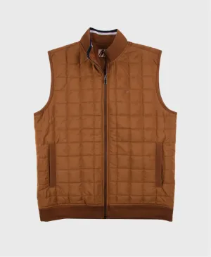 Mish Mash Storm Gilet Cinnamon Brown