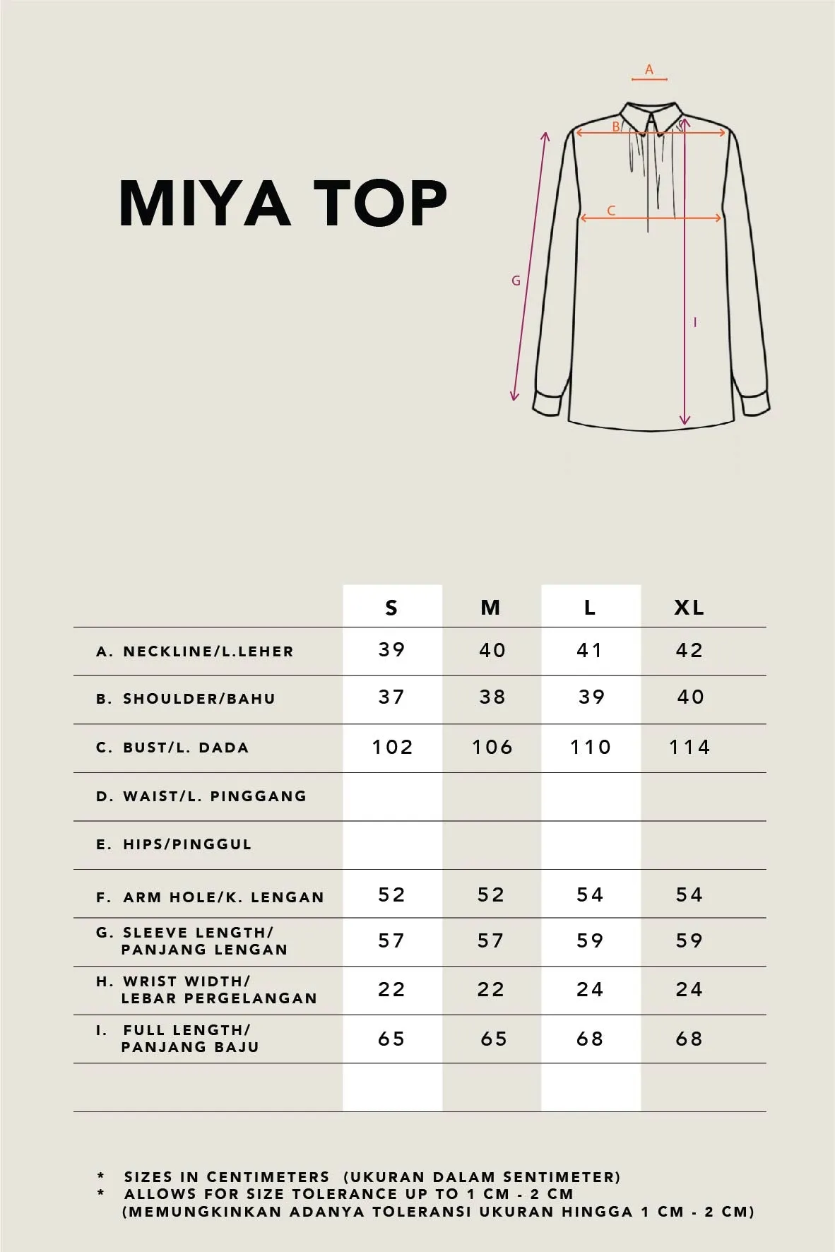 MIYA TOP PLAIN MOCCA