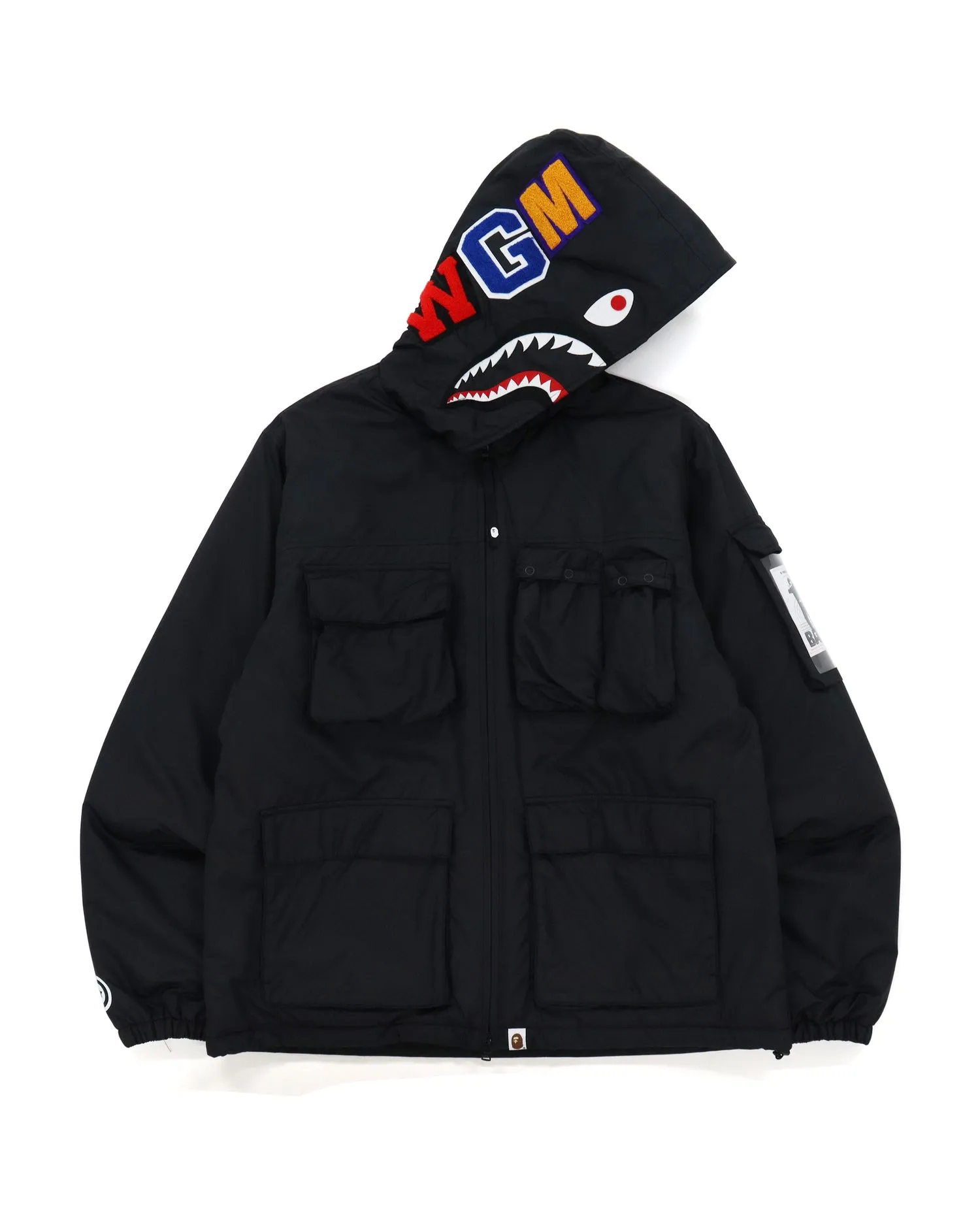 Mulit Pocket Shark Hoodie