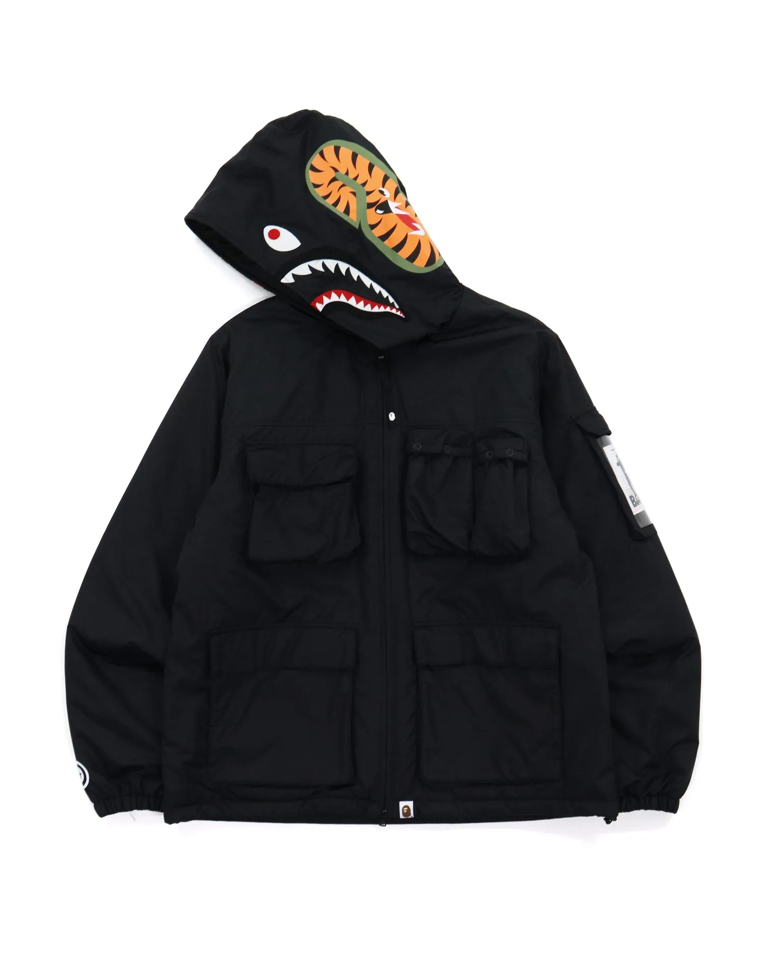 Mulit Pocket Shark Hoodie