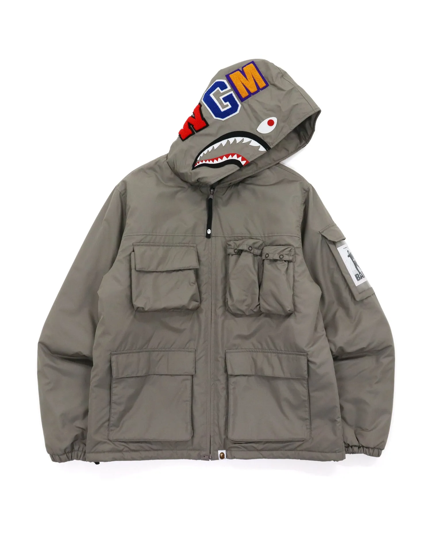 Mulit Pocket Shark Hoodie