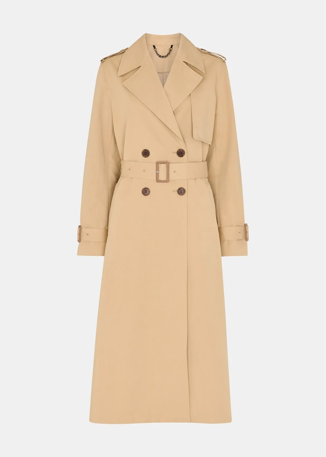 Neutral Valentina Trench Coat