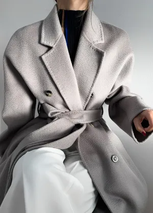 New design fashion  clothes women ladies cashmere long wool coat