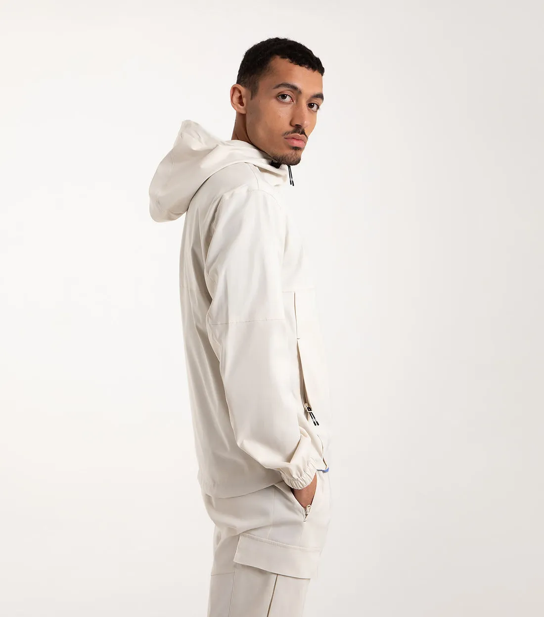 Nicce Biske Jacket Almond White
