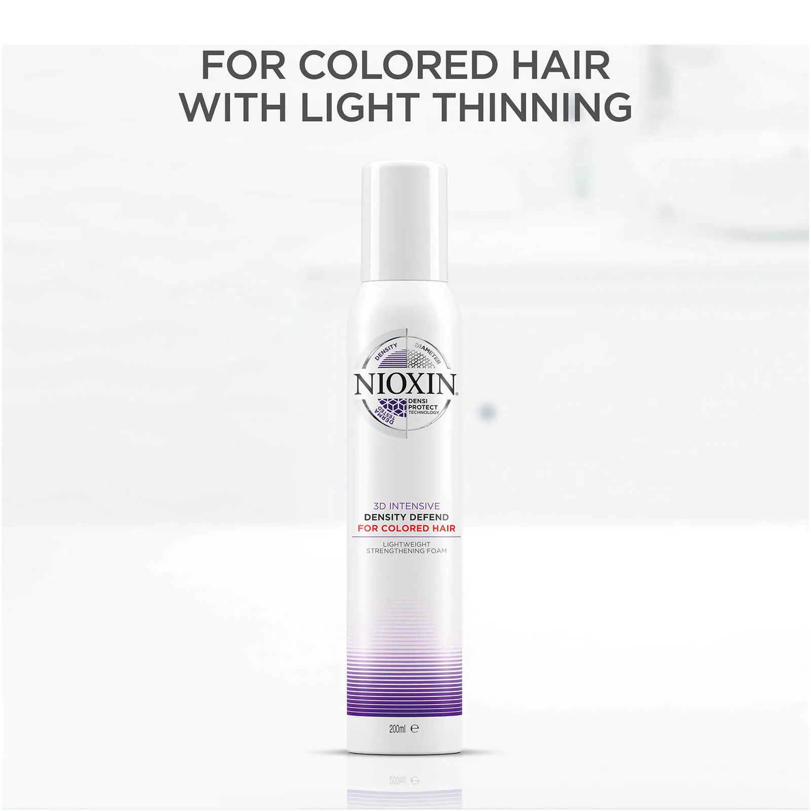 NIOXIN 3D Intensive Density Defend Lightweight Strengthening Foam 200ml