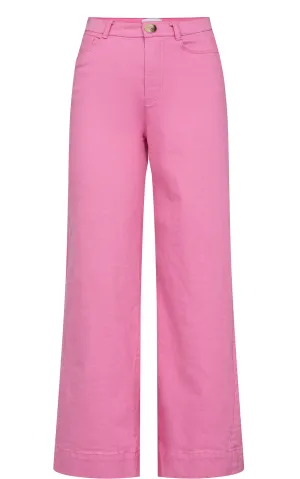 Nululu Pants Cropped Pink Cosmos
