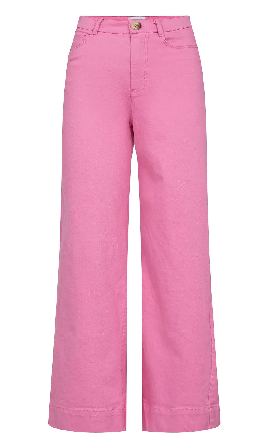 Nululu Pants Cropped Pink Cosmos