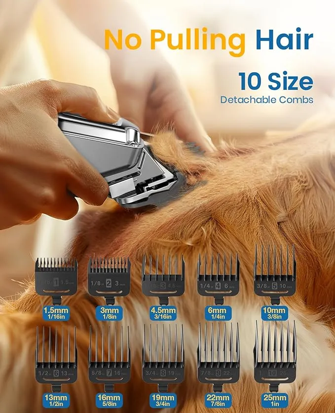one is all Dog Clippers for Grooming Thick Pet Shaver with Stainless Steel