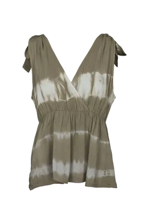 Orchid Top - Tie Dye Vetiver