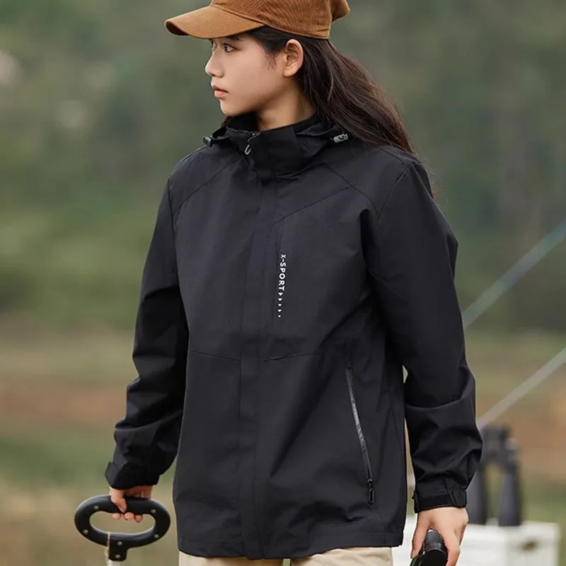 Outdoor Waterproof and Windproof Hooded Windbreaker Coats