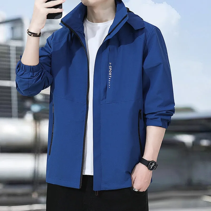 Outdoor Waterproof and Windproof Hooded Windbreaker Coats