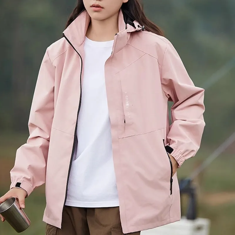 Outdoor Waterproof and Windproof Hooded Windbreaker Coats