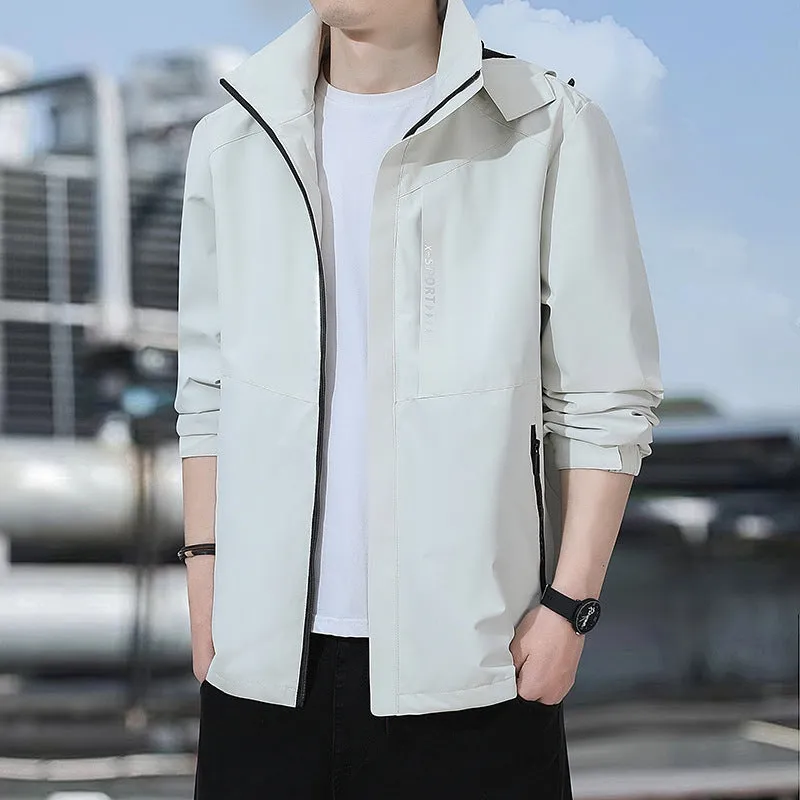 Outdoor Waterproof and Windproof Hooded Windbreaker Coats