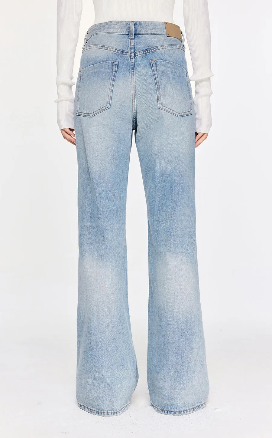 Pants / JNBY Flared Cotton Jeans