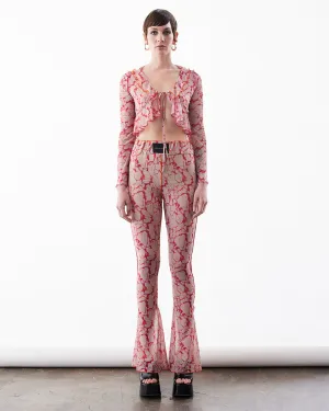 Pants Urubamba Fuchsia & Orange Print