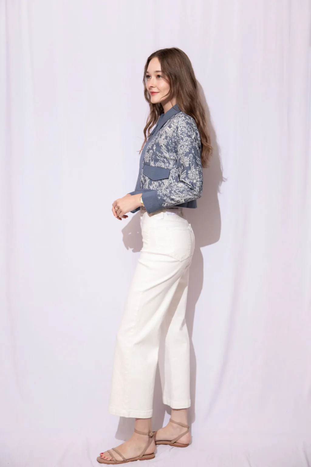 Patch Pocket Wide Leg
