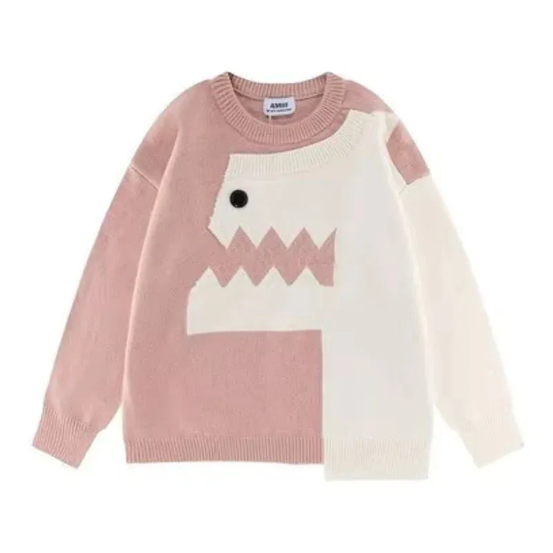 Patchwork Dinosaur Sweater