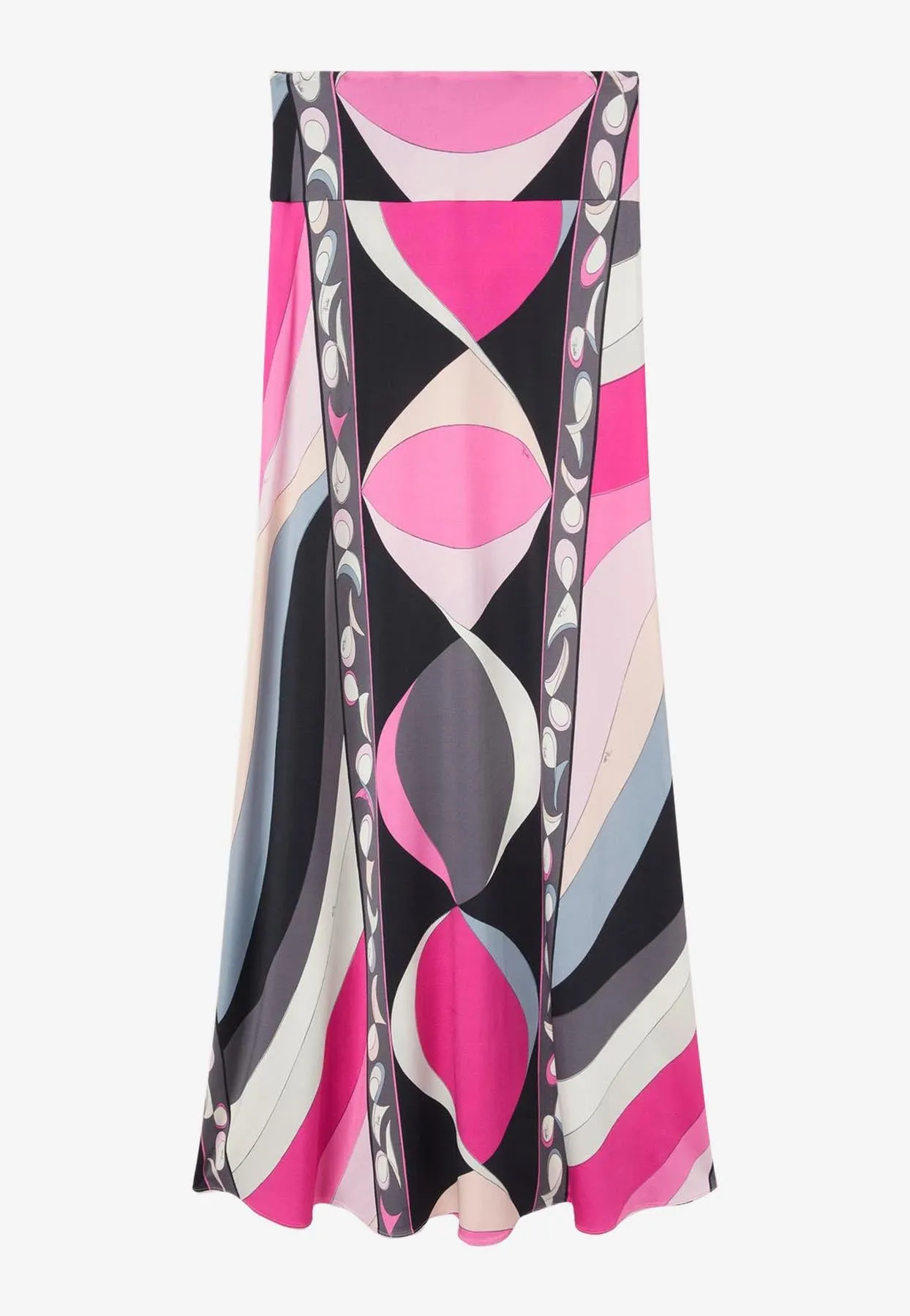 Pesci Print Maxi Skirt