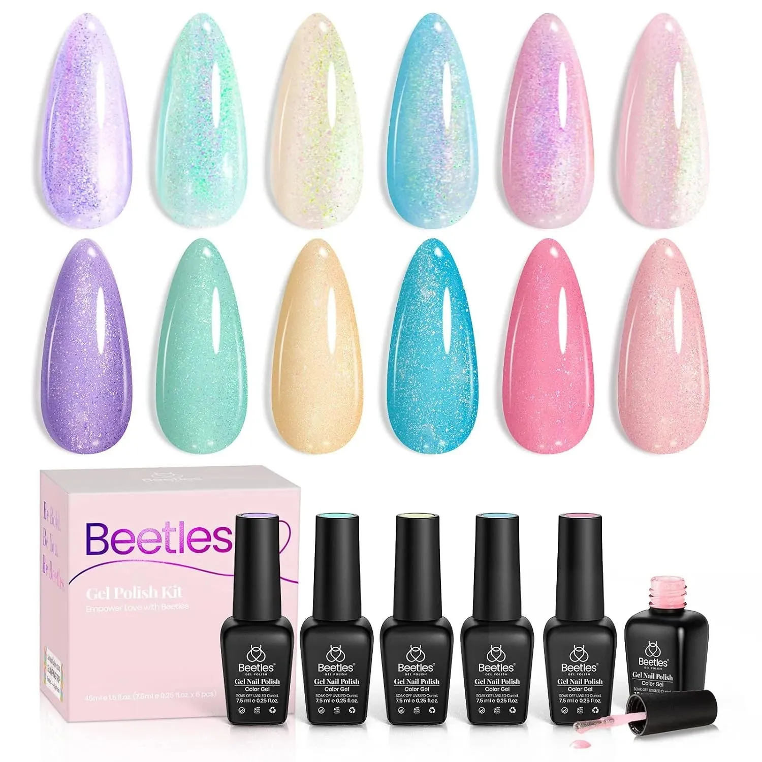 Playful Siren | 6 Colors Gel Polish Set
