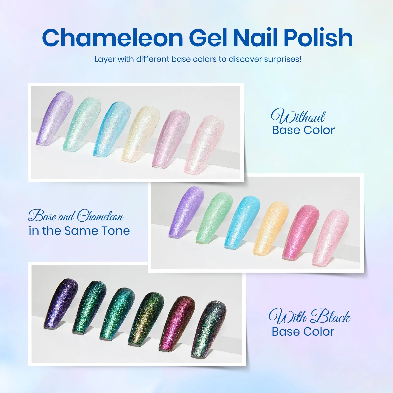 Playful Siren | 6 Colors Gel Polish Set