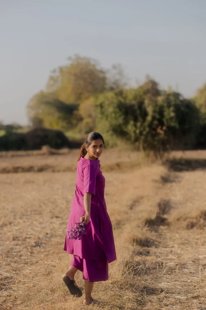 Plum Purple kurta set