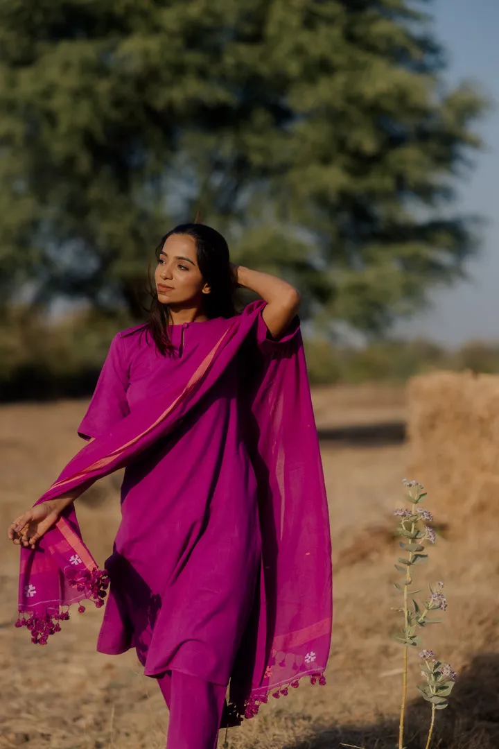 Plum Purple kurta set