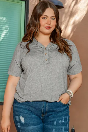 Plus Size Batwing Sleeve Top