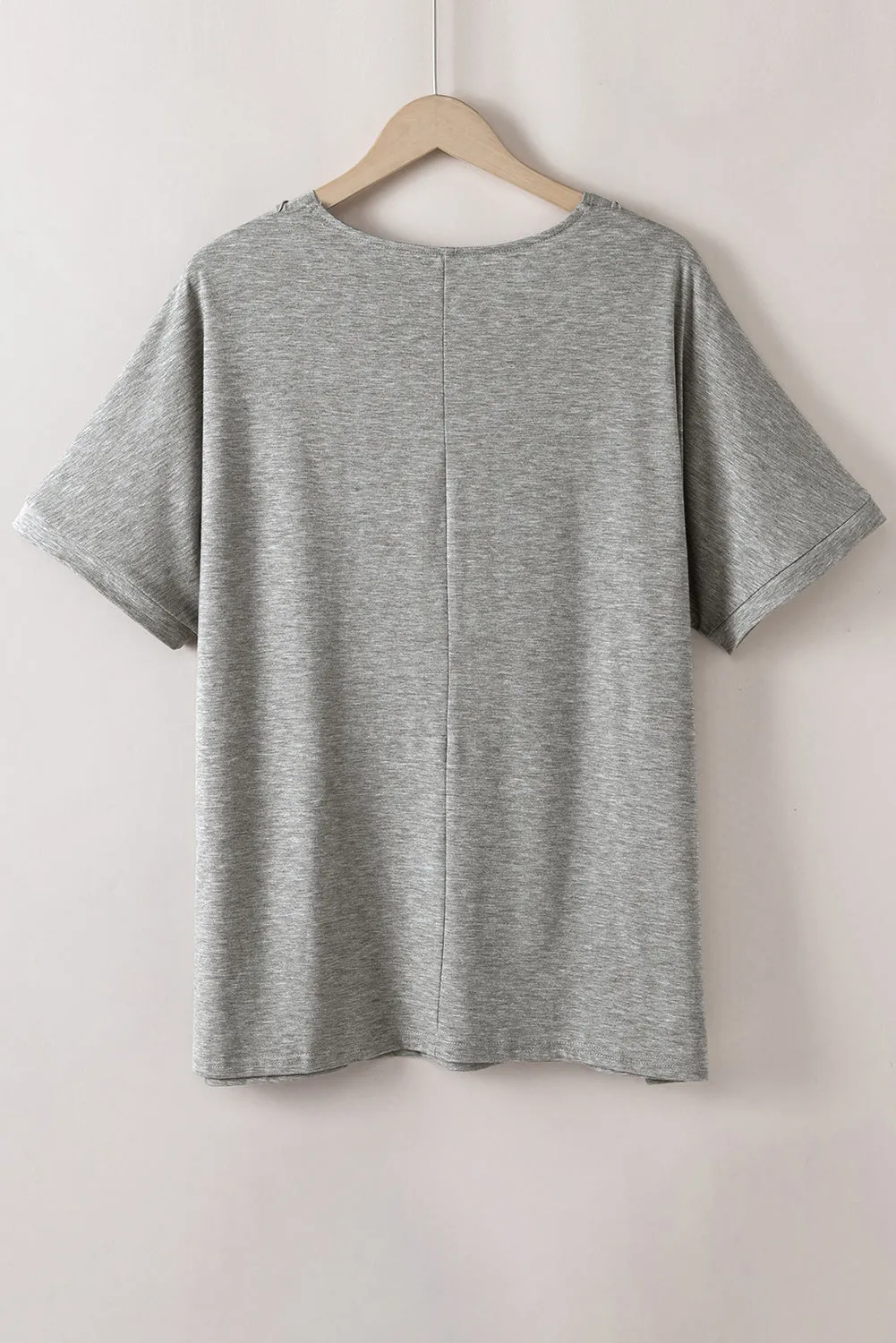 Plus Size Batwing Sleeve Top