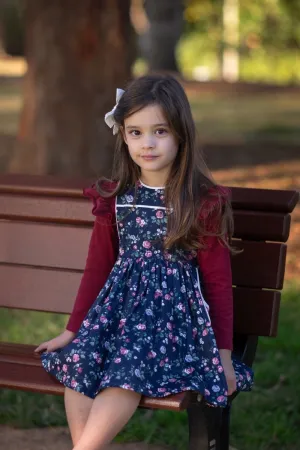 Pocket Pinafore Dress | Anna in Navy