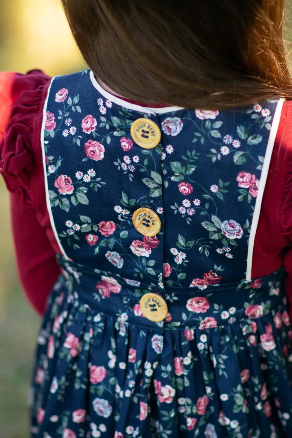 Pocket Pinafore Dress | Anna in Navy