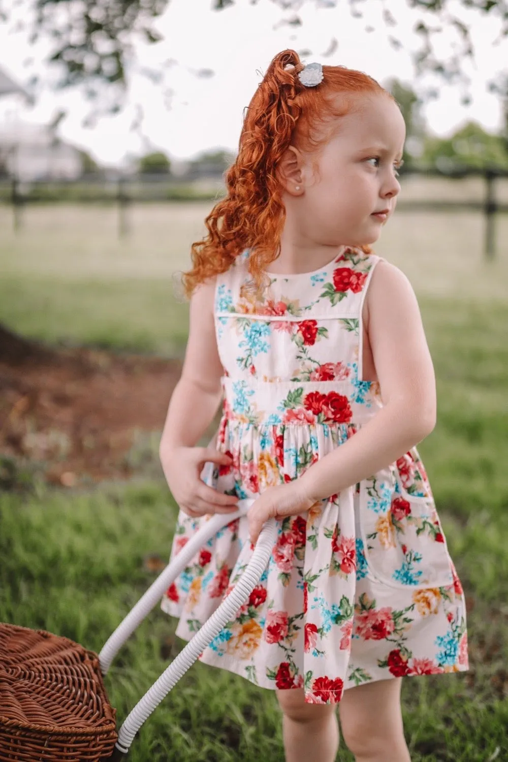 Pocket Pinafore Dress | Aster