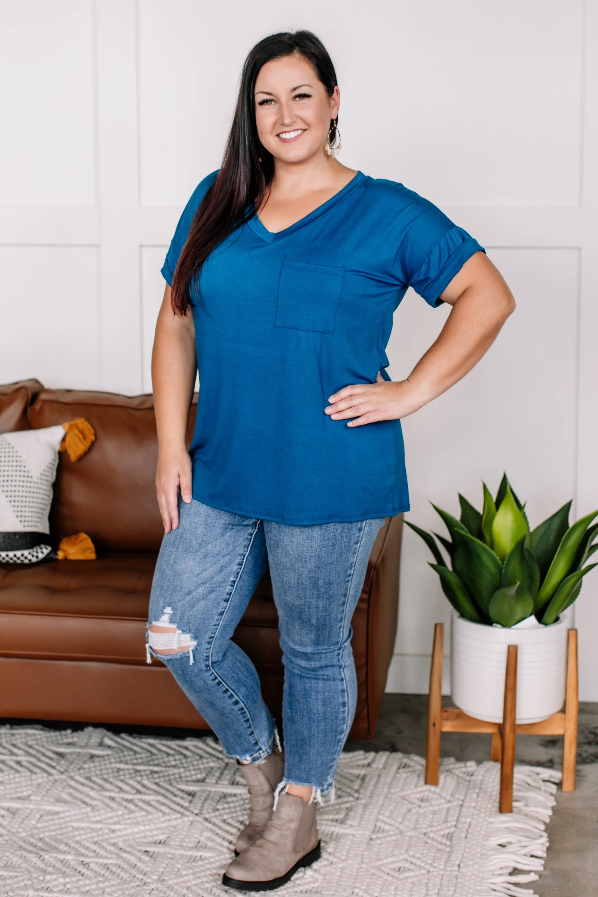 Pocketful Of Basics In Teal