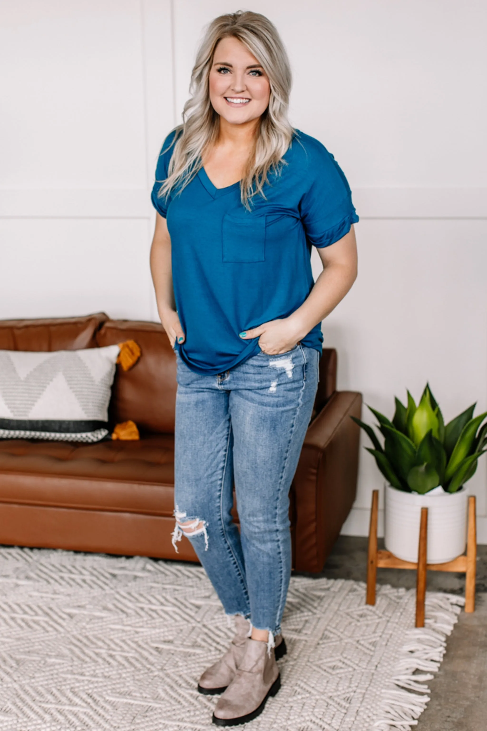 Pocketful Of Basics In Teal