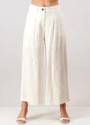 Pricilla Off White Ankle Pants
