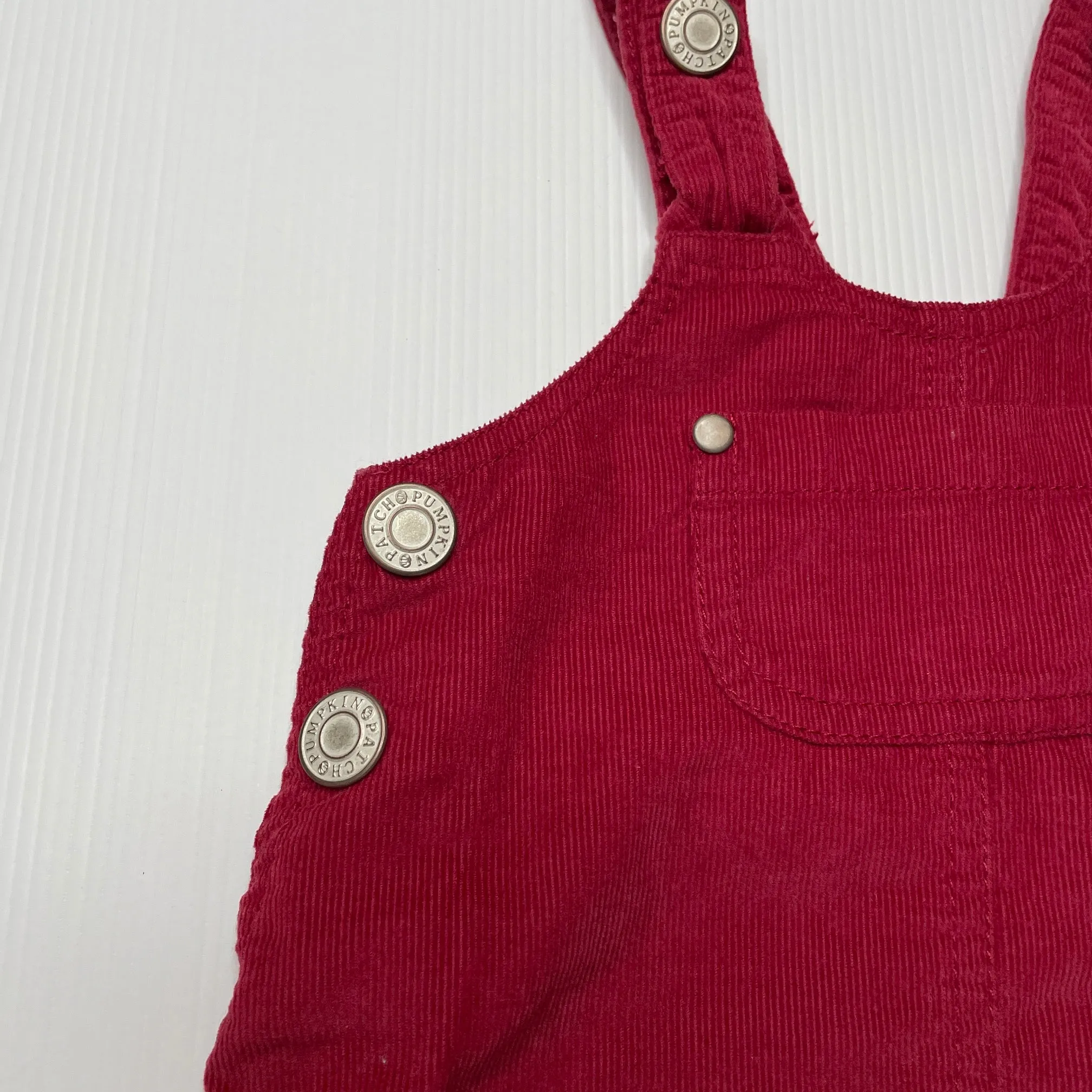 Pumpkin Patch corduroy cotton overalls dress / pinafore, size 000, Pre-loved
