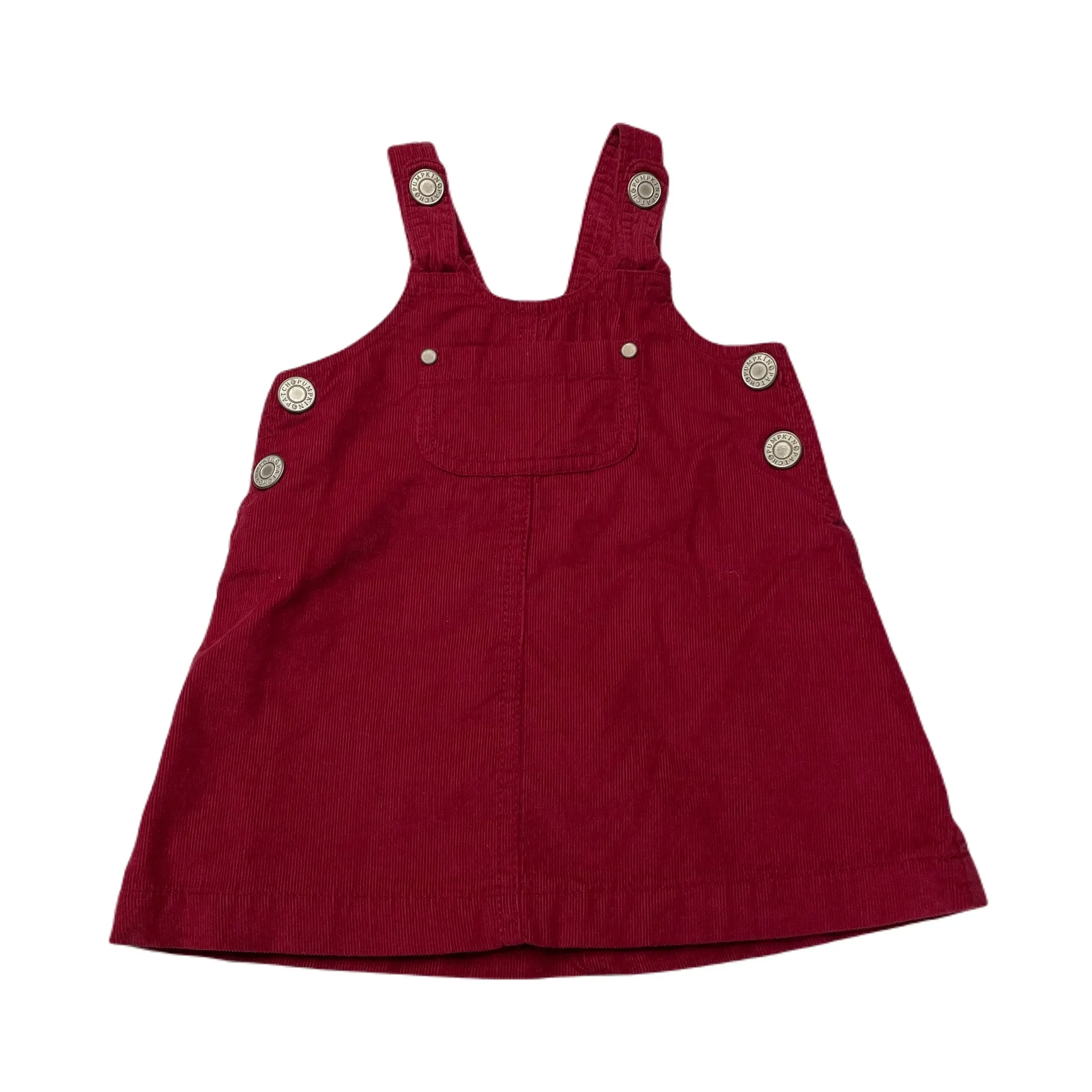 Pumpkin Patch corduroy cotton overalls dress / pinafore, size 000, Pre-loved